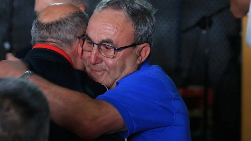 Luis da Caceheira co Piteiro no 40 aniversario do Lira CF-Foto-Nunegraphy