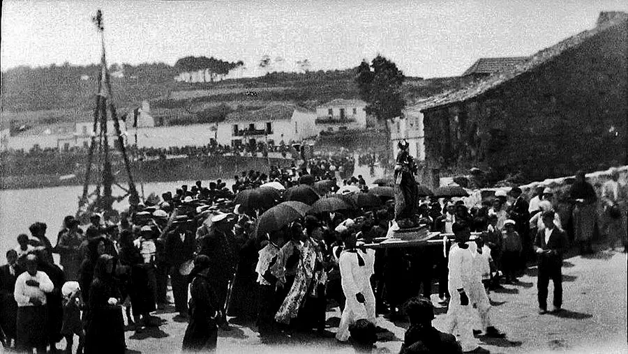 Camarinas anos 40-Foto-Ramon Caamano