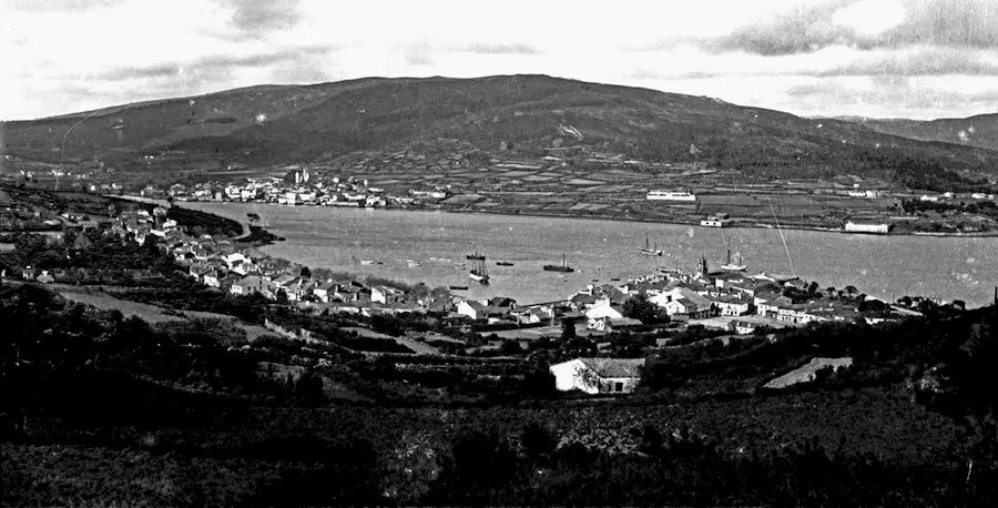 Corcubion aerea 1928-Foto-Caamano