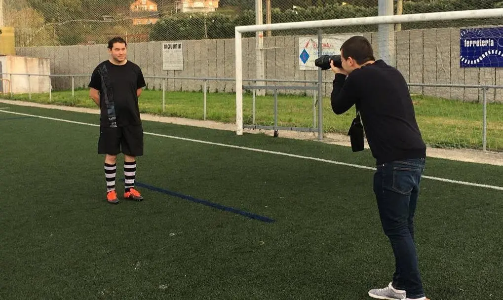 Sacando fotos en Cerqueda