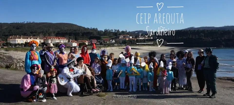 Entroido no CEIP Areouta de Sardineiro