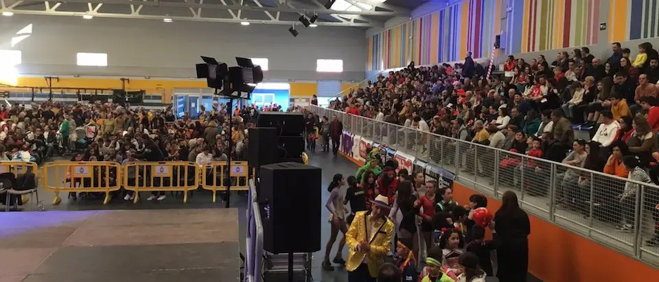 Ateigado o pavillon do Conco para o Entroido de Dumbria