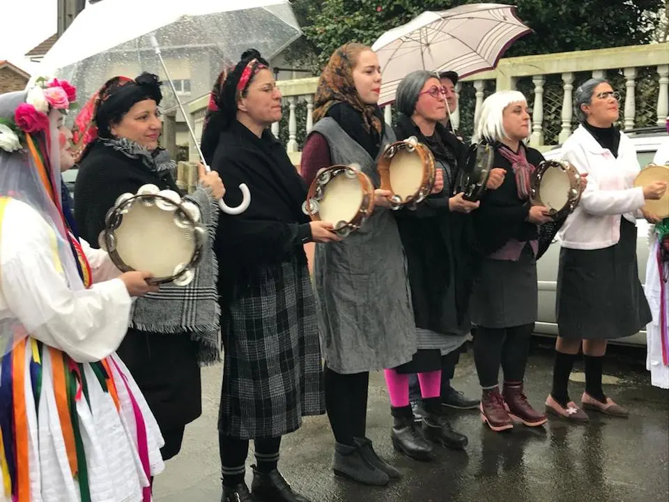 Madamitos e Ghuadineros da Raiganas por Cerqueda-entroido Malpica 2020 2