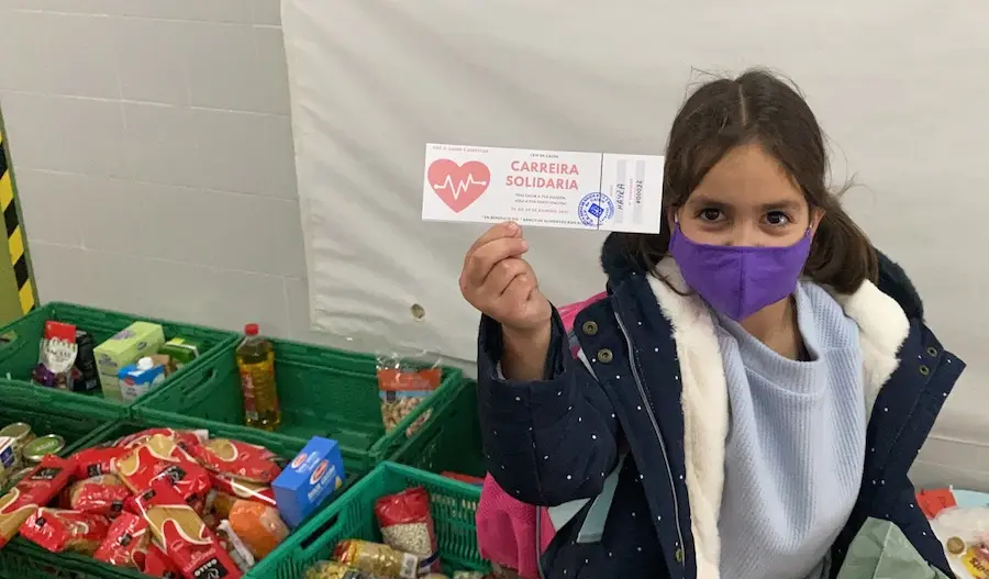 Carreira Solidaria no CEIP de Caion 