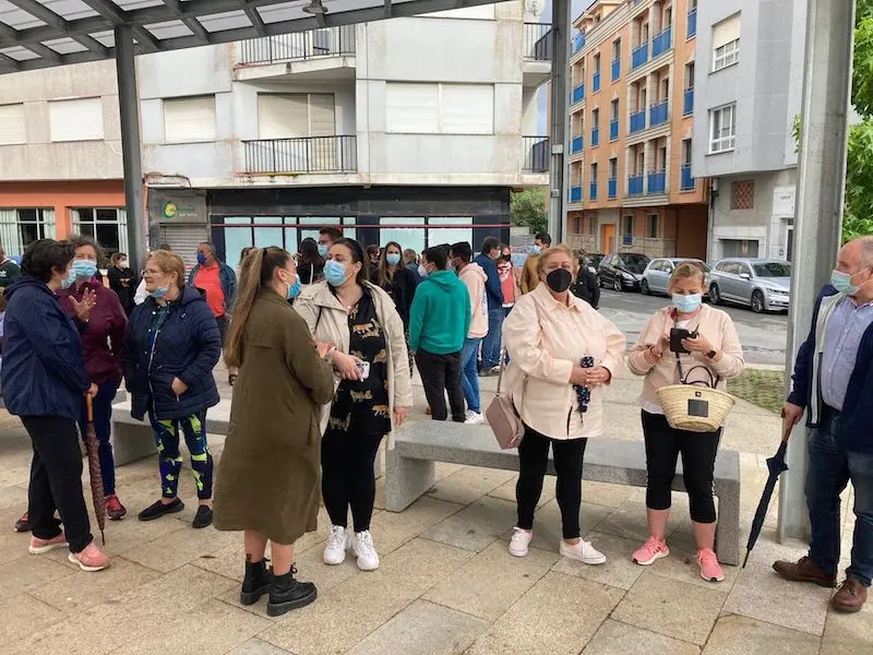 Concentracion en Ponteceso