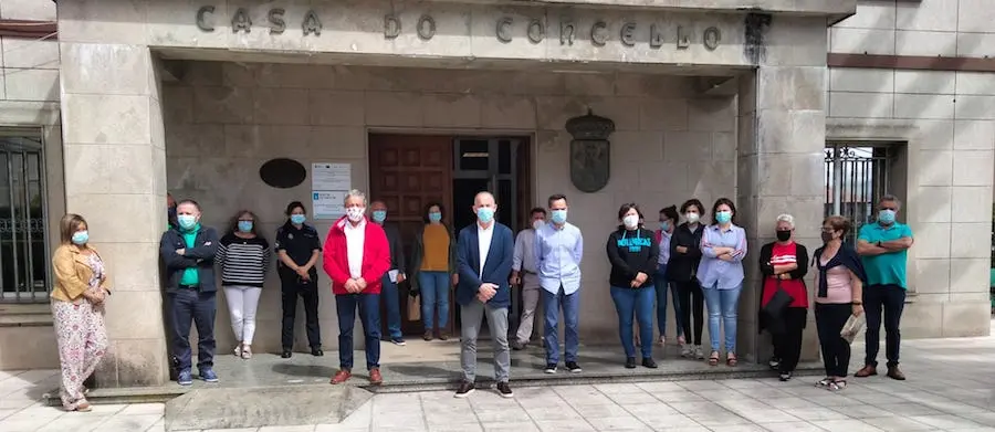 Concentracion Samu en Coristanco