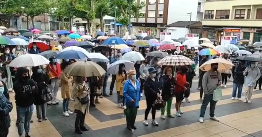 Concentracion en Carballo