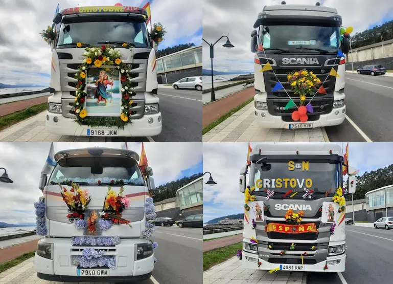 Camions no San Cristovo de Cee 2021-Fotos-Barca