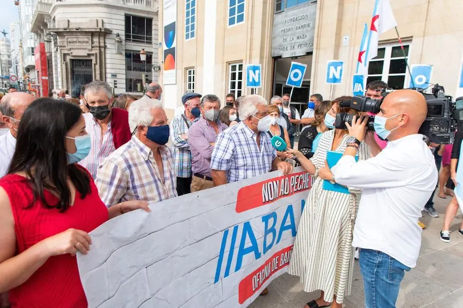 Manifestacion contra Abanca