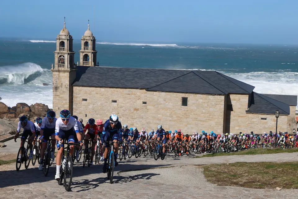 Gran Camino 2022 - 1st Edition - 2nd stage Bertamirans - Mirador do Ezaro 182 km - 25/02/2022 - Israel - Premier Tech - Scenery - photo Luis Angel Gomez/SprintCyclingAgency©2022