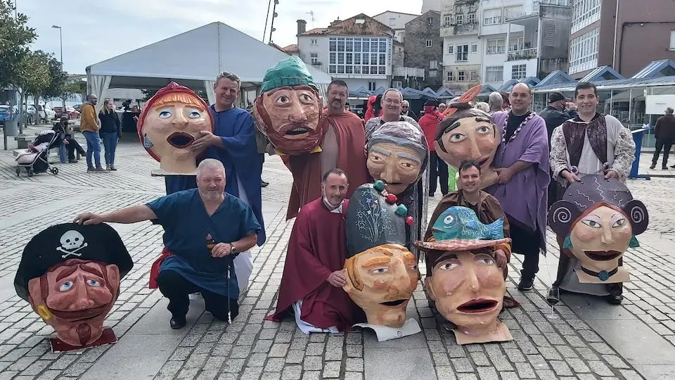 Entroido de Fisterra 2022-Cabezudos