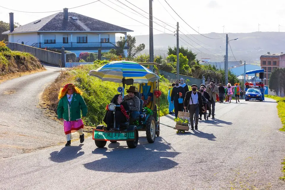 Enterro do Farruco no Entroido de Seaia Malpica 2022