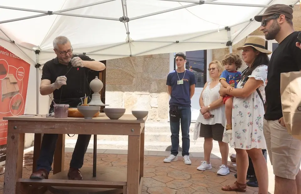 Mostra de Oleria de Buno 2022 Demostracion