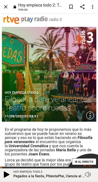 Filosofia para veraneantes Corcubion en R3