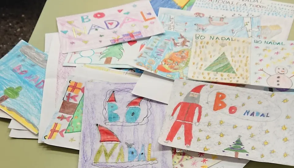 Campana solidariedade CEIP Vilarmide debuxos