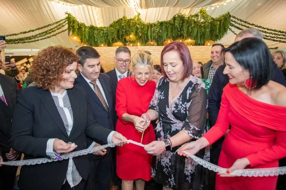 Mostra Encaixe 2024-Inauguracion con Yolanda Diaz