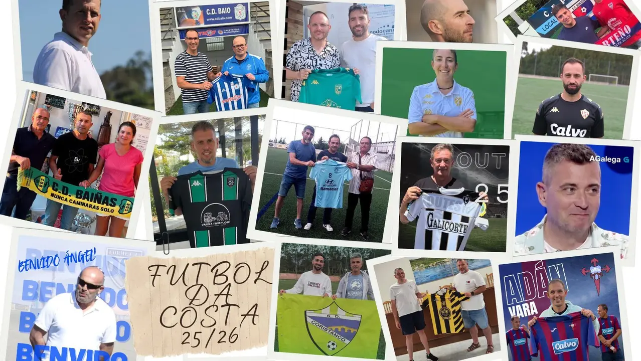 Adestradores novod Futbol da Costa 25-26