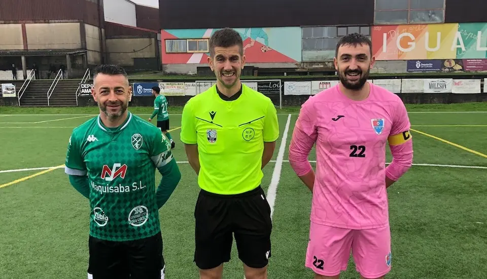 Doro e Mariolo co arbitro Manuel Castro Mouzo-Foto-Parker