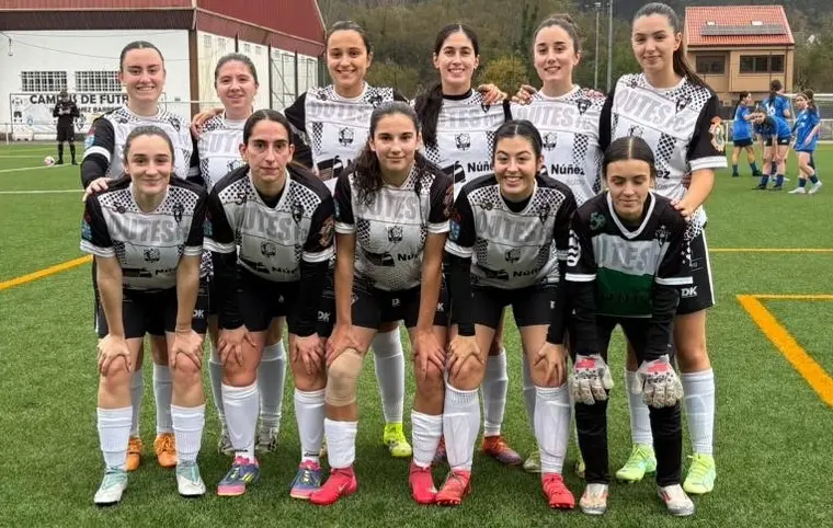 11 do Outes FC ante o EFJC