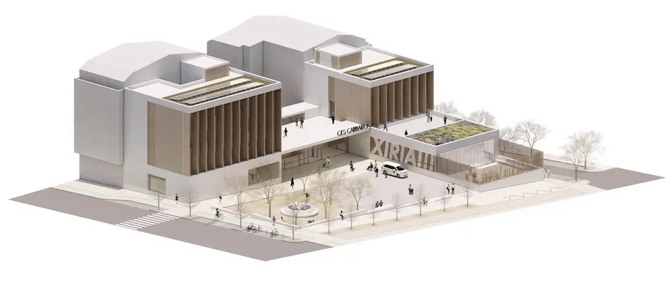 Asi sera o edificio das entidades de Carballo