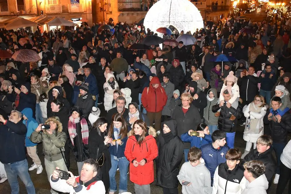 Cabalgata de Muros 2026-Praza do Curro chea