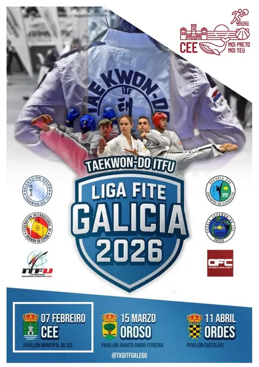 O&nbsp;Club Cee Deportes de Contacto volve ser anfitrión dunha&nbsp;nova Xornada da Liga de&nbsp;Taekwon-Do ITF
