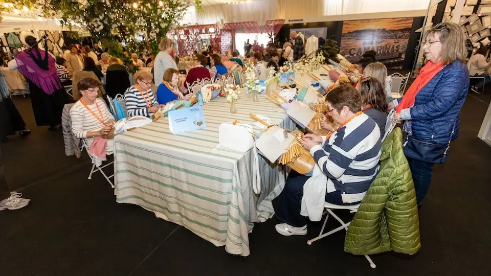 Inauguracion Mostra de Encaixe 2026-palilleiras