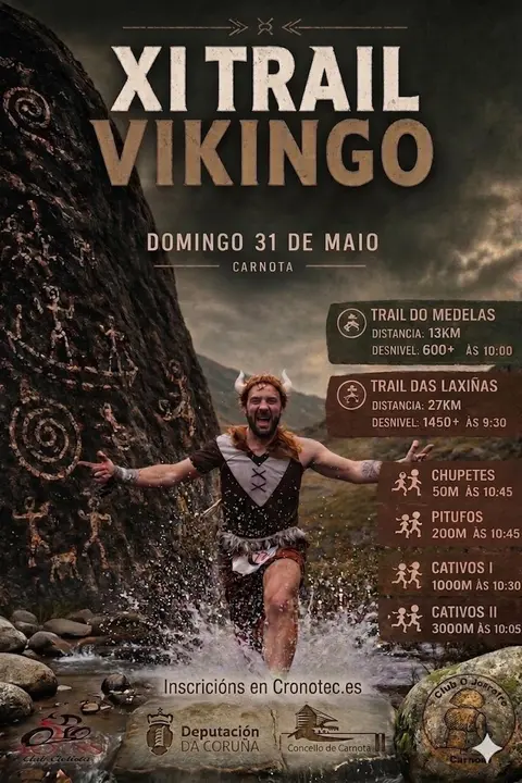 Cartel Trail Vikinga Carnota 2026
