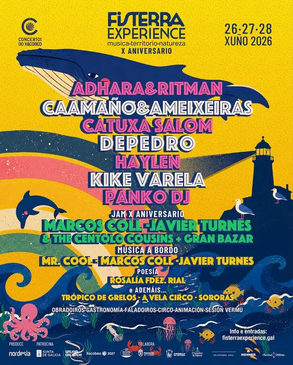 Cartel do Fisterra Experiencie 2026