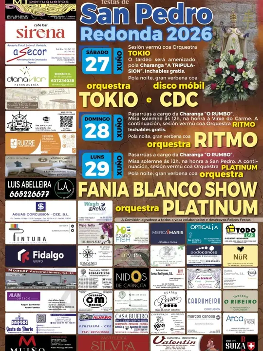 Festas da Redonda de Corcubion 2026
