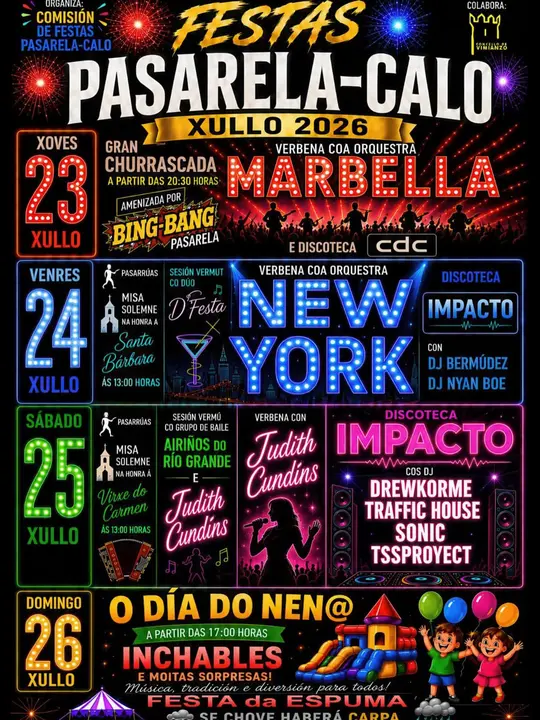 Festas de Pasarela-Calo 2026
