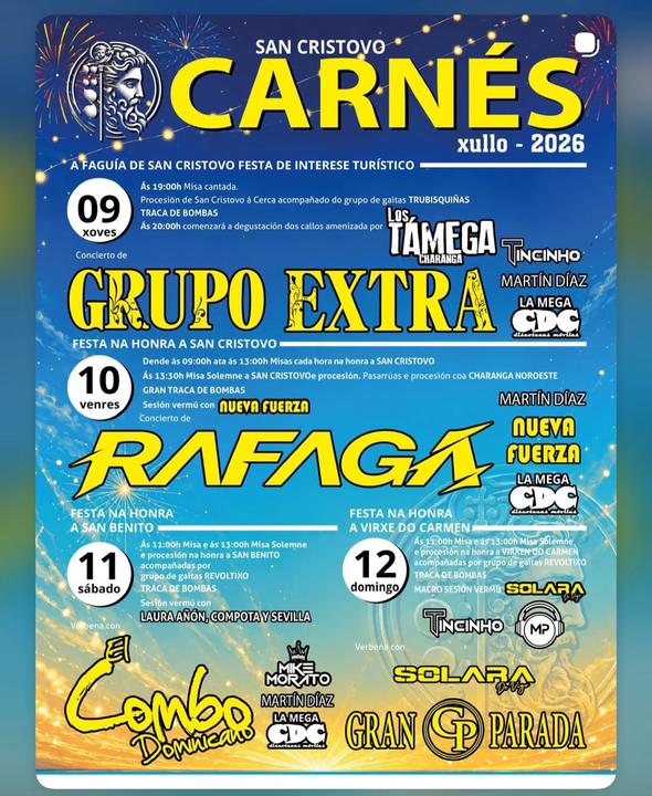 Festas de San Cristovo de Carnes 2026