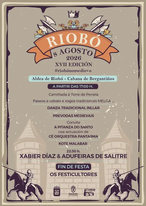 Cartel do Rioboo no Medievo 2026