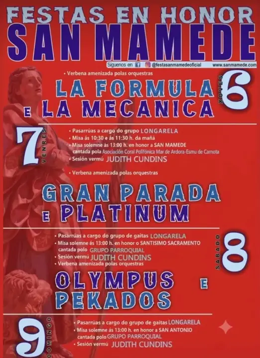 Festas de San Mamede Carnota
