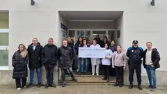 Concentracion pola seguridade no Centro de Saude de Zas