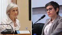 As deputadas Patricia IGlesias e Paula Mouzo