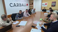  Consello Deportivo Municipal Carballo reunido o 28 de outubro 2025
