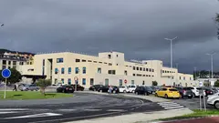 O Hospital de Cee trala limpeza-Foto-Jose Rod Calvo