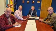 Reunion de Portos da Confraria de Corcubion e o Carrumeiro