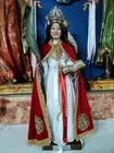Talla procesional de Santa Baia, patroa de Castro, de finais do século XIX