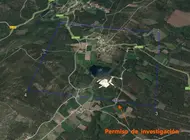 Mapa da mina de Coens