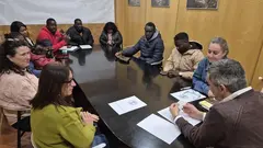 Senegaleses no Concello de Carballo
