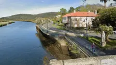 Casa de Pondal sobre o Rio Anllons