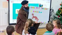 O Apalpador de Senda Nova na escola