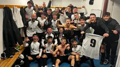 O SD Laxe tras superar ao Baio na Copa da Costa