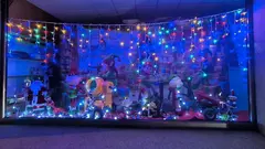 Escaparate de Nadal do Fercal en Malpica