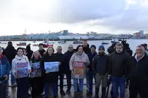 Manifestacion do Mar no Parrote A Costa da Morte