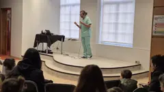 O dentista musical Pablo Varela en Carballo