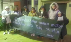 As mulleres de Sonlilá volveron alzar a voz contra a violencia machista tralo crime de Mos