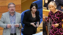 Oscar Insua BNG Lorenzana PP e Patricia Iglesias PSOE